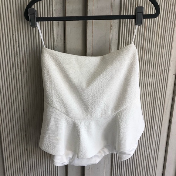 White snake skin pattern mini flared skirt - Picture 3 of 3